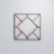 Ekena Millwork Extra Small Hudson Decorative Fretwork Wood Wall Panels, Wood, 7 3/8"W x 7 3/8"H x 3/8"T WALW08X08X0375HSNMF - alternate 6